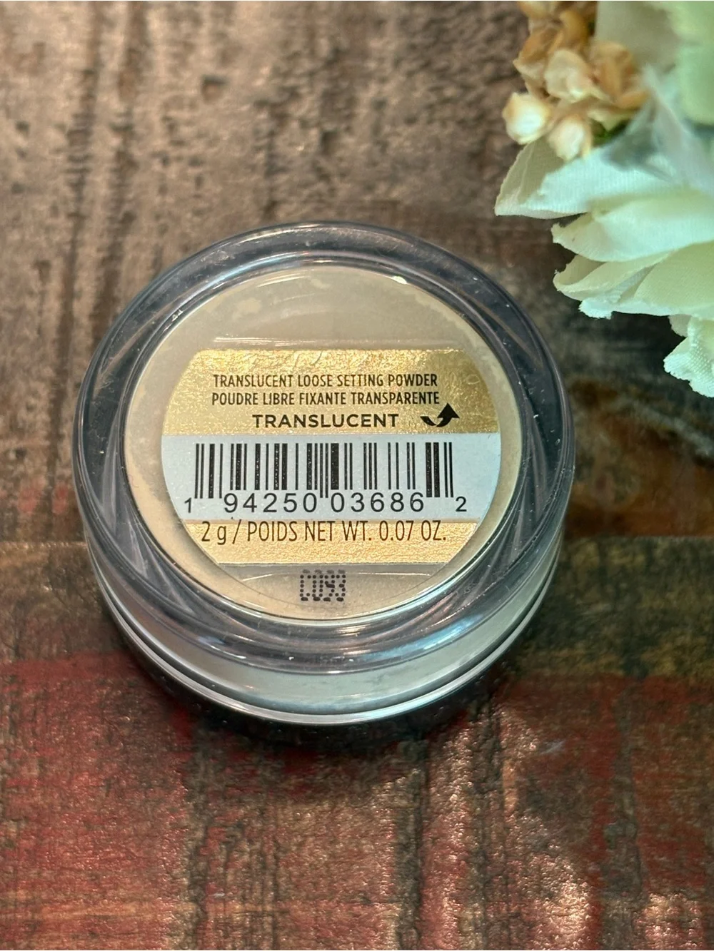 NEW Laura Mercier LOOSE SETTING POWDER Mini in TRANSLUCENT!